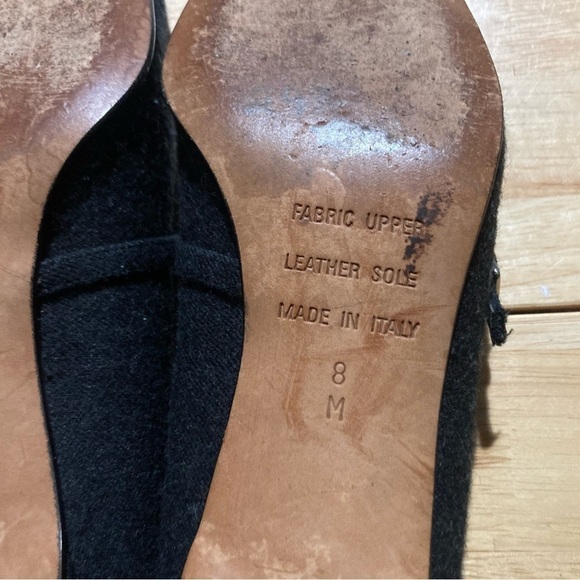 Talbots Mary Jane style shoes in size 8M. Dark grey/black color. EUC - Picture 2 of 10